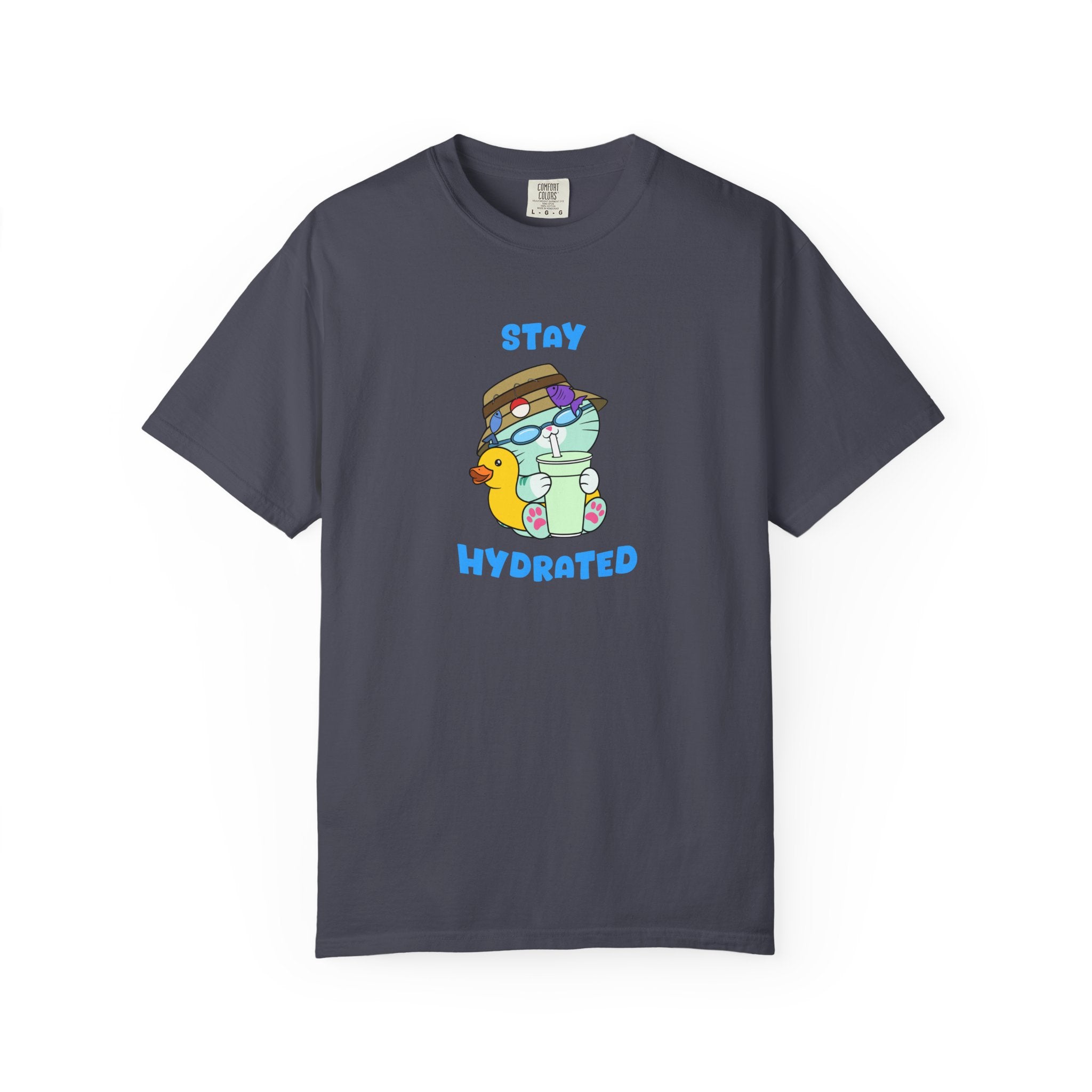 Stay Hydrated Cat T-shirt | Jin